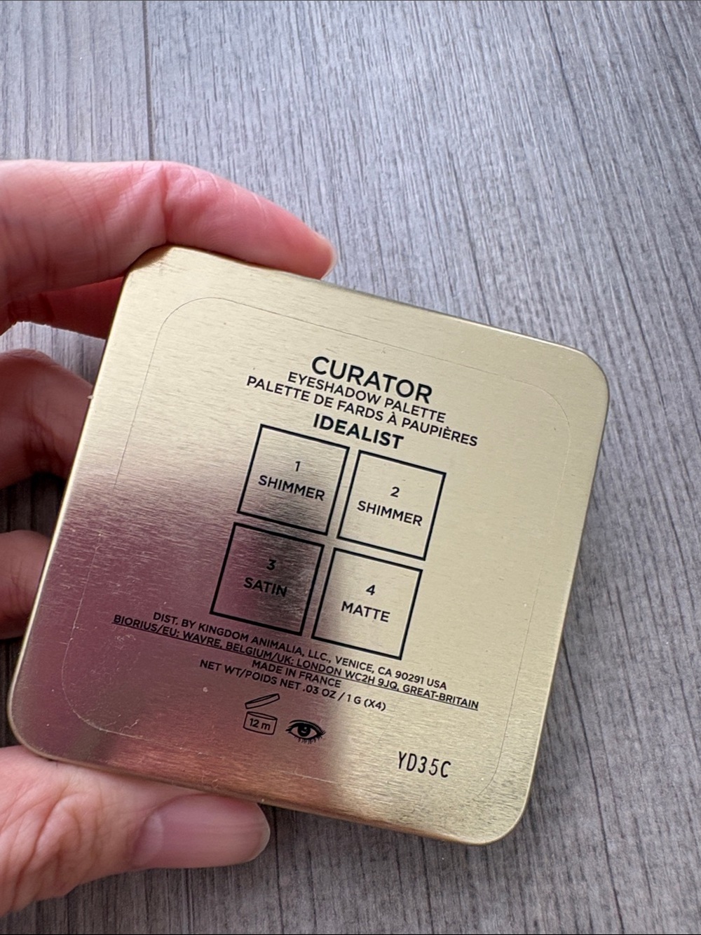 Hourglass Idealist Eyeshadow Palette - Gold